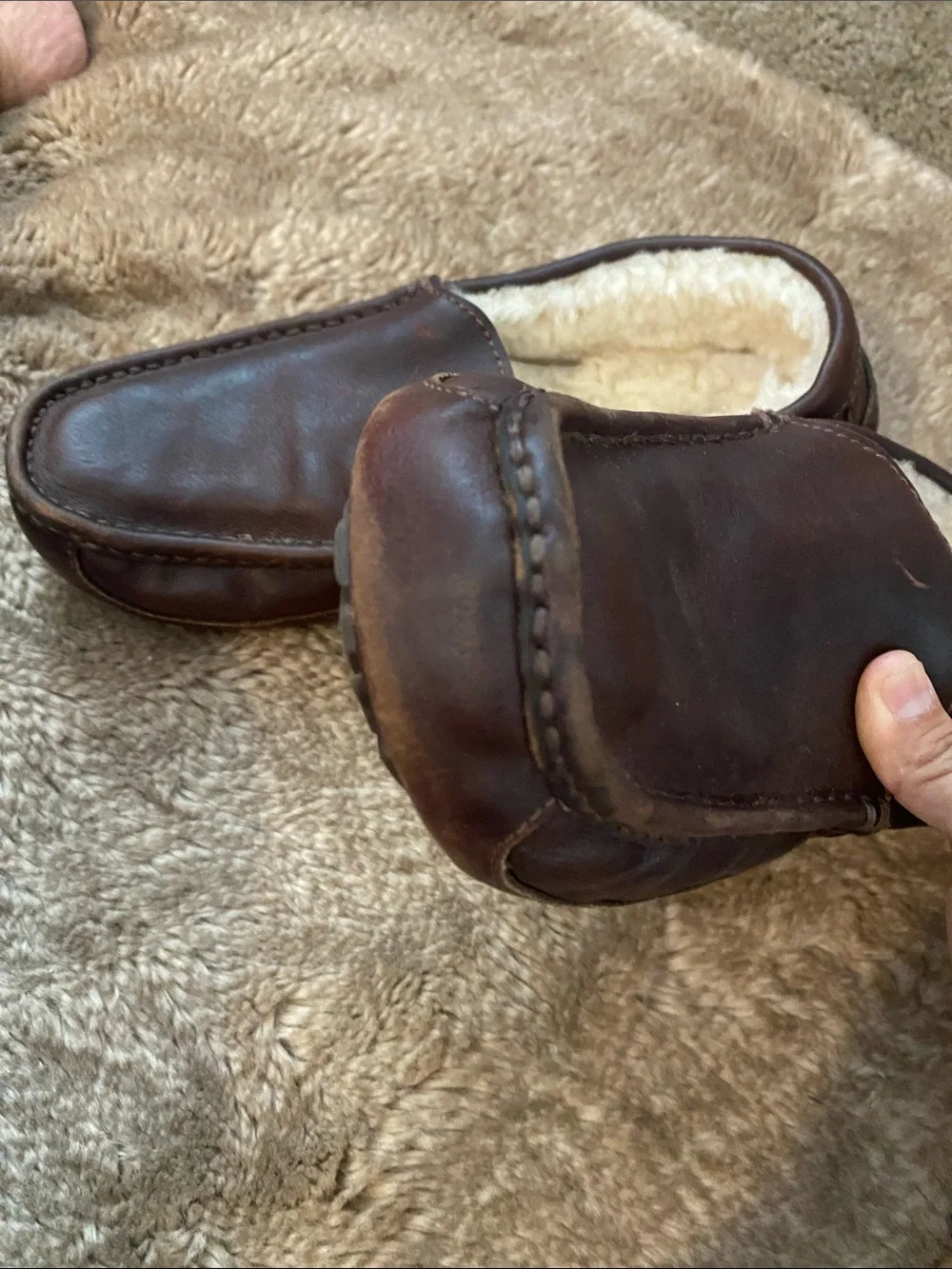 UGG soft leather